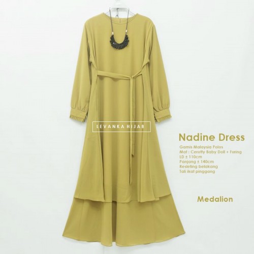 Nadine-013 Gamis Malaysia Polos